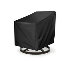 ULTNICE Patio Egg Chair Cover Black 210D Polyester Dirt Resistance for Outdoor Use 1Pack