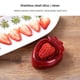 thumbnail image 5 of Mini Cortadora De Fresas, Utensilios De Cocina, Minirebanadoras, Hoja De Acero Inoxidable, Herramientas Artesanales Para Frutas Vogacara HA016040-00, 5 of 7