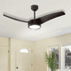 thumbnail image 2 of Ventilador de Techo 42" LED Café Oscuro 18W 3 Velocidades LámparaYa 21159-9, 2 of 7