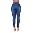 thumbnail image 4 of Jean Sculptant Slim Fit Skinny pour Femmes Grande Taille (TG), 4 of 4