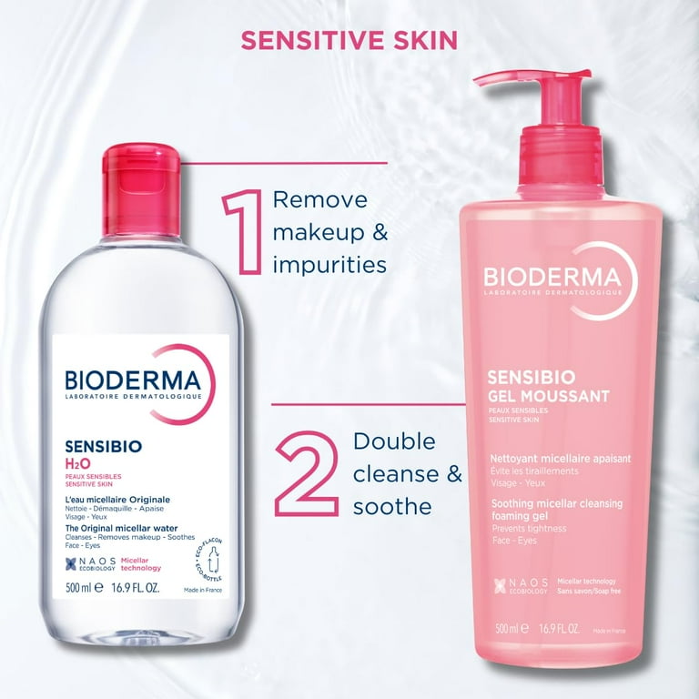 Bioderma - Sensibio - H2O Micellar Water - Makeup Remover Cleanser