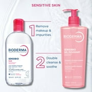 Bioderma - Sensibio - H2O Micellar Water - Makeup Remover Cleanser - Face Cleanser for Sensitive Skin