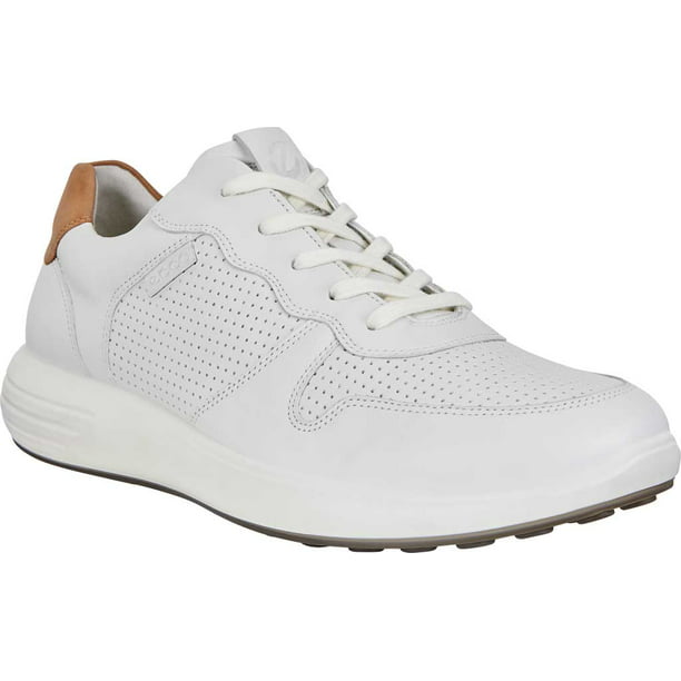 Men's 7 Runner Perforated Sneaker White/Lion Nubuck 45 M -