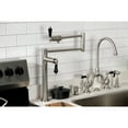 thumbnail image 3 of Kingston Brass KS4708PKL Duchess Deck Mount Pot Filler Faucet, Brushed Nickel, 3 of 8