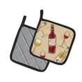 thumbnail image 2 of Carolines Treasures BB5196PTHD Vin Rouge et Blanc Paire de Porte-Pot, 2 of 3