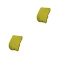 thumbnail image 2 of kurtrusly Chair Cover Slipcover Stretch Seat Computer Protection Set Anti-Dirty Thicken Solid Home Wedding Universal Decoration Yellow/Backrest 2Set, 2 of 6
