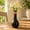 Black 1PC, variant on Elegant Long Neck Chick Ceramic Vase Colorful Chicken Statue Big Eye Cartoon Resin Rooster Vase Funny Outdoor -Shaped Vase for Desk Shelf Display Lawn Yard Office Home Decor