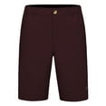 thumbnail image 2 of Little Donkey Andy 12 Inch Inseam Golf Shorts for Men Bermuda Quick Dry Elastic Waist Shorts for Hiking Travel Casual Dark Red L, 2 of 7