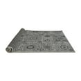 thumbnail image 2 of Ahgly Company Indoor Square Abstract Gray Modern Area Rugs, 6' Square, 2 of 4
