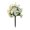 White, variant on Artificial Flower Stakes Mixed Violet Begonia Faux Home Yard Decoration Red 1 Pack