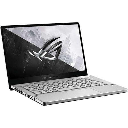 ASUS - ROG Zephyrus G14 14" Ultra-Slim Gaming Laptop - AMD Ryzen 9 4900HS NVIDIA GeForce RTX 2060 Max-Q 16GB DDR4 RAM, 256GB PCIE SSD, 0TB HDD, Backlit Keyboard, Windows 10 Home Moonlight White