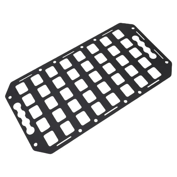 Truck Bed Molle Panel, Versatile L Track Molle Panel 16.61x8.86x0.08in for Cars SUVs Pickup Van RVs