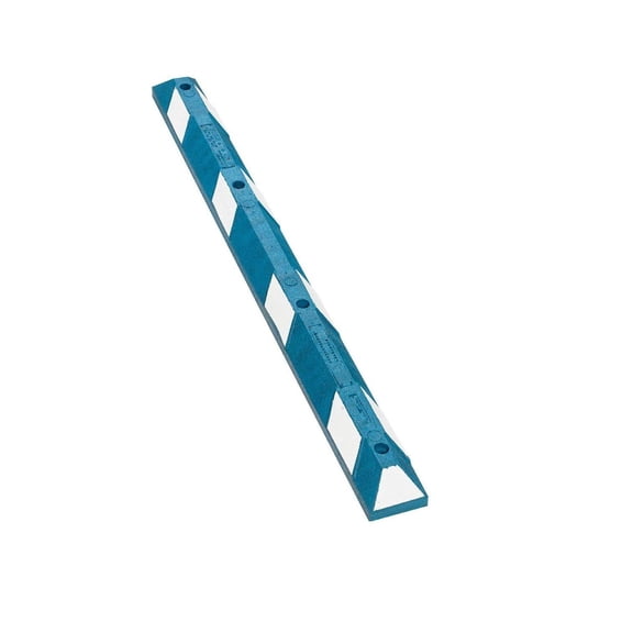 Park-It Recycled Rubber ADA Parking Stop 6'X6"X4" Blue/White