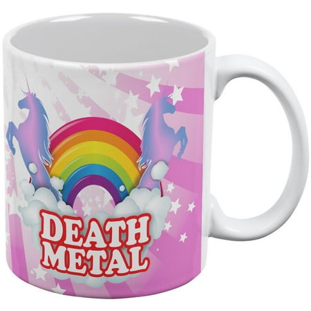 

Death Metal Rainbow White All Over Coffee Mug