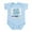 Sky Blue, variant on CafePress - Infant Bodysuit - Baby Light Bodysuit, Size Newborn - 24 Months
