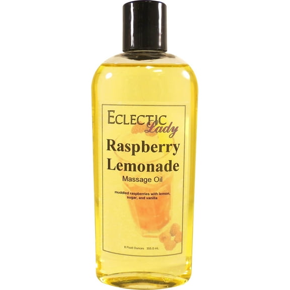 Raspberry Lemonade Massage Oil, 8 oz
