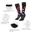 thumbnail image 3 of Xecao Variety Of Fruits And Berries Print Compression Socks for Both Men And Women for Running, Travel, Flight, Nurse, 3 of 6