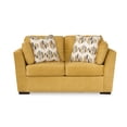 thumbnail image 2 of Roundhill Furniture Clareen Upholstered Stationary Loveseat, Sunflower, 2 of 7