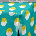 thumbnail image 4 of Yellow Bird Dog Crate Cover, Repetitive Cartoon Chickens in Cracked Eggs Pattern, Easy to Use Pet Kennel Cover Small Dogs Puppies Kittens, 7 Sizes, Seafoam Yellow, by Ambesonne, 4 of 6