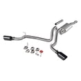 thumbnail image 1 of Flowmaster Exhaust System Kit 737918 Signature Series Cat-Back System; 304 Stainless Steel; With Muffler; 2-1/2 Inch Pipe Diameter; Single Exhaust With Dual Exit; Dual Split Rear Exit, 1 of 10
