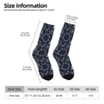 thumbnail image 4 of Goofa Anchor and Lighthouse Printed Men's Crew Socks, Soft Durable Breathable Moisture-Wicking with Odor Control Cotton socks, 4 of 9