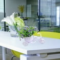 thumbnail image 2 of 1 Set Simulation Flower Float Realistic Water Free Beautiful Fresh Keeping Fake Bell Orchid Bike Wedding Decor, 2 of 7
