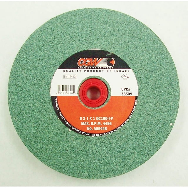 Muela abrasiva CGW 6x1x1 de carburo de silicio verde