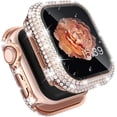 thumbnail image 2 of Caja de reloj de diamantes de vidrio templado incorporado para Apple Watch Ultra 49mm 38mm 40mm 42mm 44mm 41mm 45mm iWatch 8 7 6 SE 5 4 3 cubierta Tan Jianjun unisex, 2 of 2
