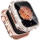 thumbnail image 2 of Caja de reloj de diamantes de vidrio templado incorporado para Apple Watch Ultra 49mm 38mm 40mm 42mm 44mm 41mm 45mm iWatch 8 7 6 SE 5 4 3 cubierta Tan Jianjun unisex, 2 of 2