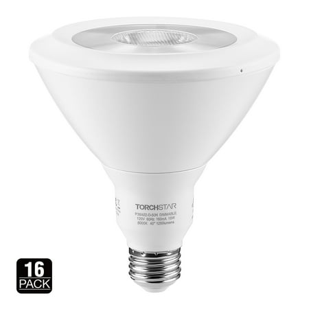 16 Pack 18w Dimmable Par38 Led Outdoor Flood Light Bulbs 5000k 16 Pack 18w Dimmable Par38 Led Outdoor Flood Light Bulbs 5000k Daylight