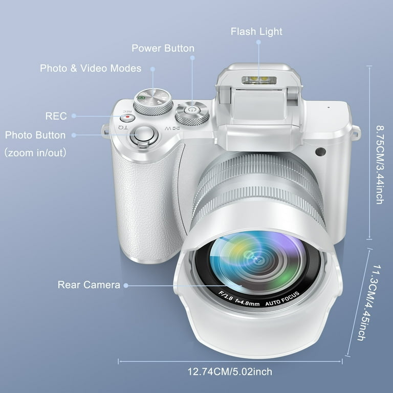 Zostuic 88MP 8K WiFi Digital Camera, 3