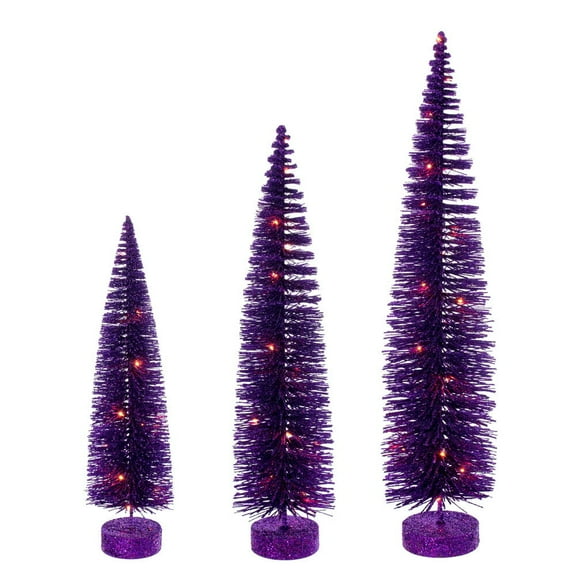 16"-20"-24" Purple Brush Orange Lights