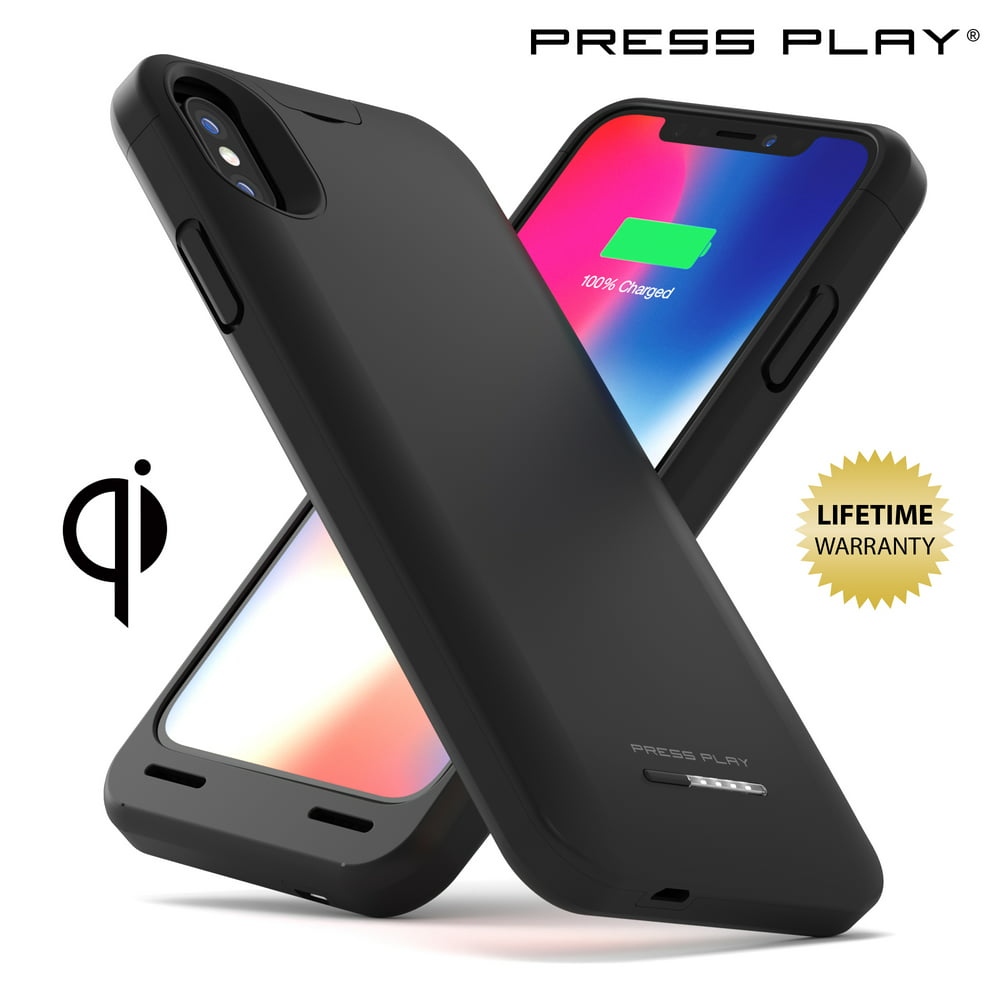 iPhone X Battery Case (APPLE CERTIFIED) with Qi Wireless Charging PRESS