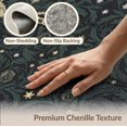 thumbnail image 6 of ODIKA 8'x10' Washable Area Rug Gothic Botanical Vintage Serpent Vines Motifs Border Coils Snake Flowing Dynamic for Living Room, Under Sectional, Family , Durable, Non-Slip, 6 of 7