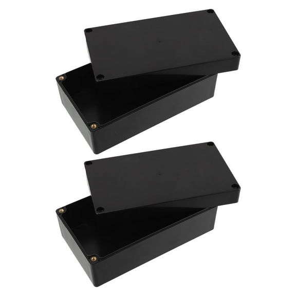 Hemoton 2pcs Plastic Waterproof Electronics Box Waterproof Box Electric Outlet Cover Power Junction Box For Home Electrical Outlets Box