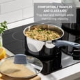 thumbnail image 4 of T-FAL Essentials - Juego de utensilios de cocina de acero inoxidable, 12 piezas, compatible con inducción, apto para horno 350F, juego de coci, 4 of 9
