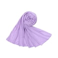 thumbnail image 2 of Guardurnaity Bufanda de turbante, paño para el cuello multicolor, banda envolvente para la cabeza, ampliamente aplicable, flexible al tacto, Accesorios de disfraces Púrpura claro, 2 of 6