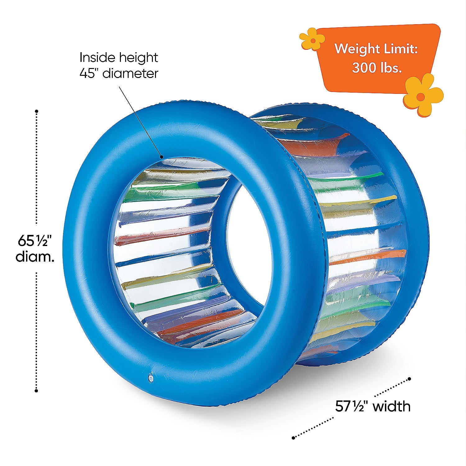 Giant inflatable colorful sales wheel