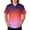 Purple_003, variant on Mens Scrubs Top Gradient Tie-Dye Short Sleeve V Neck Working Uniform Big and Tall Comfy Soft Medical Workwear with 3 Pockets Purple 4XL