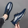 thumbnail image 3 of Dakaela Mens Dress Shoes Casual Business Oxfords Derby Sneakers Orthopedic Leather Lace up Loafers Flats, 3 of 7