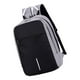 thumbnail image 3 of Mochila de viaje para portátil, transpirable, ligera, para la universidad, para mujer y hombre. Gris claro, 3 of 9