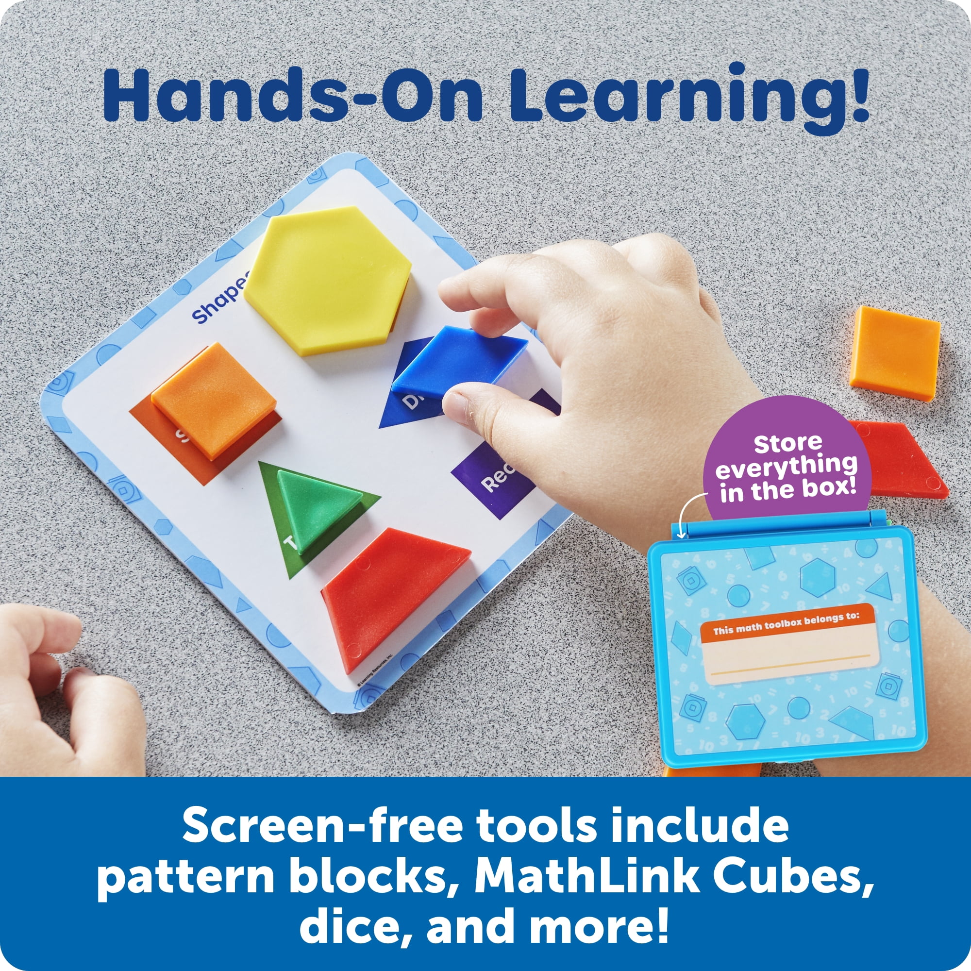 Learning Resources Essential Math Toolbox -Addition and Subtraction, Ages 5+