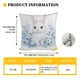 thumbnail image 2 of Uuiauoio Easter Pillow Covers 17.32x17.32 inches Set of 1 Easter Throw Pillow Covers with Eggs Spring Home Decor Pillowcase Square Cushion Covers for Sofa Bed Couch, 2 of 6