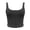 Black, variant on Womens Tank Tops Square Neck Sleeveless Women's Fitted Basic Tops Womens Summer Clothing Womans Clothes