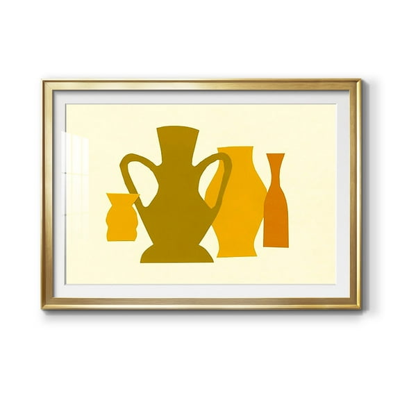 Posing Pottery I Premium Framed Print - Ready to Hang