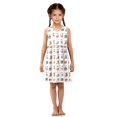 thumbnail image 6 of Girls Dress Gift Box Elk Snowman Sleeveless Dress for Girls Hem A-Line Casual Sundress, 6 of 7