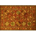 thumbnail image 1 of Ahgly Company Indoor Rectangle Oriental Yellow Industrial Area Rugs, 2' x 3', 1 of 4