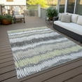 thumbnail image 6 of Addison Rugs Chantille Indoor/Outdoor Transitional Stripes Gray Washable Rectangle Rug, 9' x 12', 6 of 6