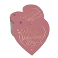 thumbnail image 1 of Inkdotpot Happy Valentine's Day Valentine Bottle Tag Real Rose Gold Foil Favor Hang Tags Pack Of 100, 1 of 6