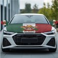 thumbnail image 2 of Yuyamidu Mexican Flag Auto Side Mirror Wrap Skull Front Hood Covers for Cars Sedans Side View Mirror Cover with Car Hood Cover Wrap 3pcs Automobile Exterior Accessory, 2 of 7